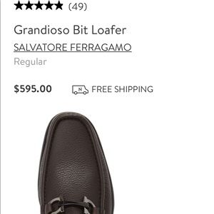 NWB Men’s Salvatore Ferragamo Grandisio